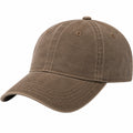 Verstellbare Unisex Baseballcap in Braun