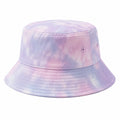 Unisex Bucket Hat Tie-Dye Lila Rosa