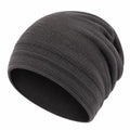 Dunkelgraue Unisex Beanie-Mütze für Alltag und Outdoor