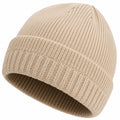 Unisex Strickmütze Beige