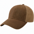 Unisex Basecap mit Mesh in Braun, Verstellbar