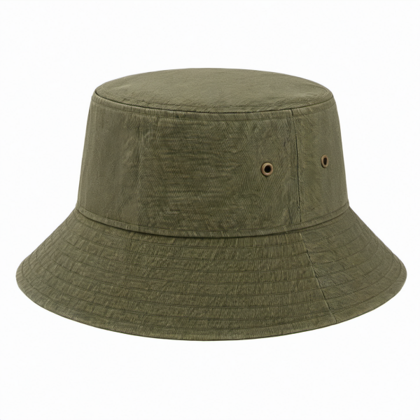 Unisex Fischerhut Olivgrün Atmungsaktiv