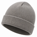 Unisex Strickmütze Herbst/Winter Grau