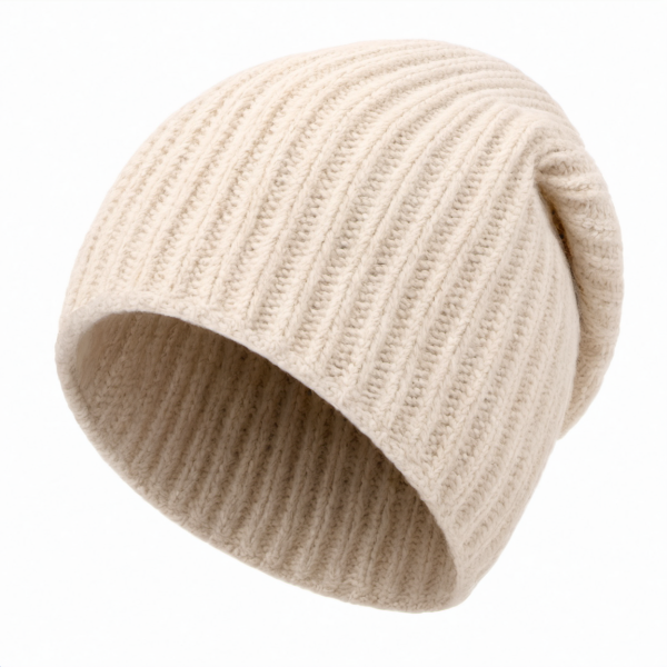 Damen Wintermütze Strick Beige