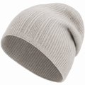 Damen Strickmütze Beige
